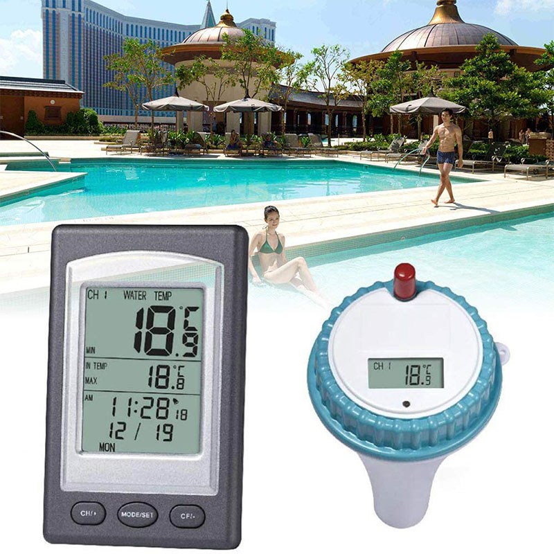 Pool Alarm Float - Digtal basen termometr bezprzewodowy pływający odkryty
