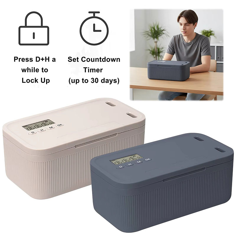 Medicine Cabinet Lock - Skrzynka z zamkiem i timerem, szafka