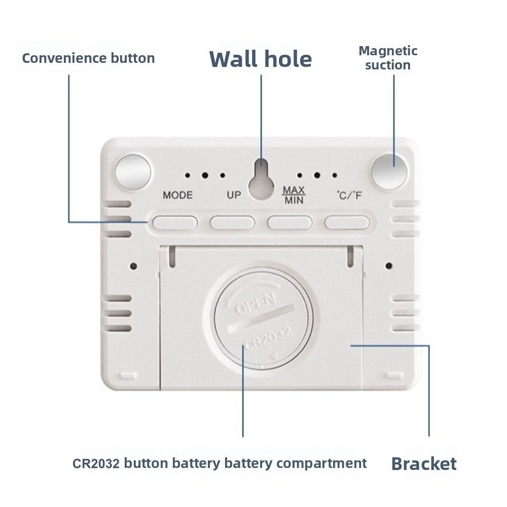 Pool Alarm Float - Magnetyczny zegar wiszący z dużym ekranem
