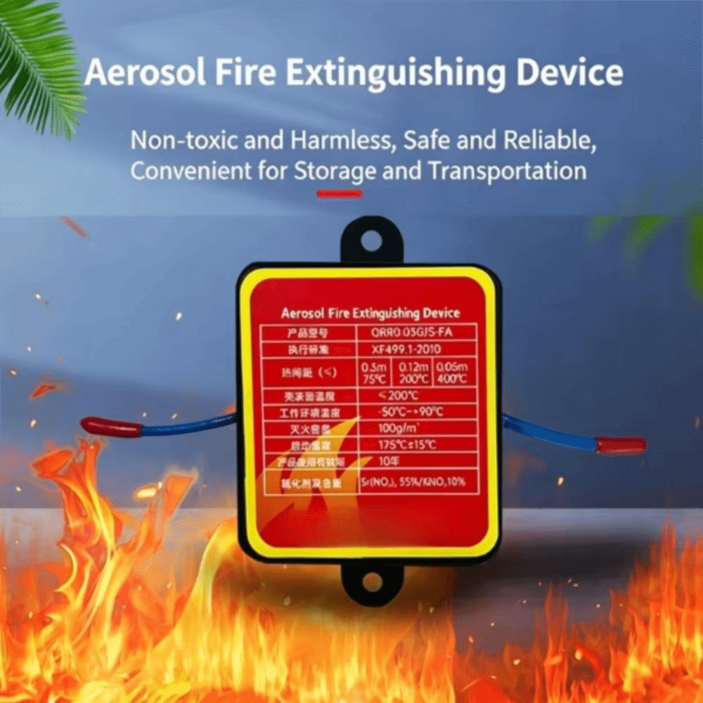Fire Extinguisher Small - Urządzenie ognioodporne z dwuliniową konstrukcją, automatycznie