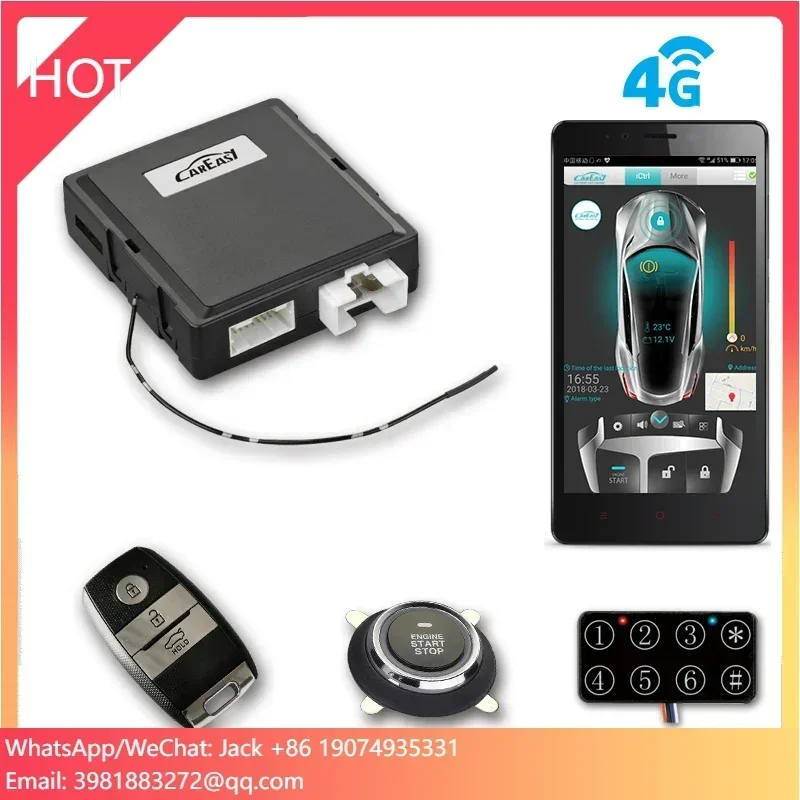 Alarm samochodowy 4G GPS/GSM z – Door Stop Alarm recenzja i cena
