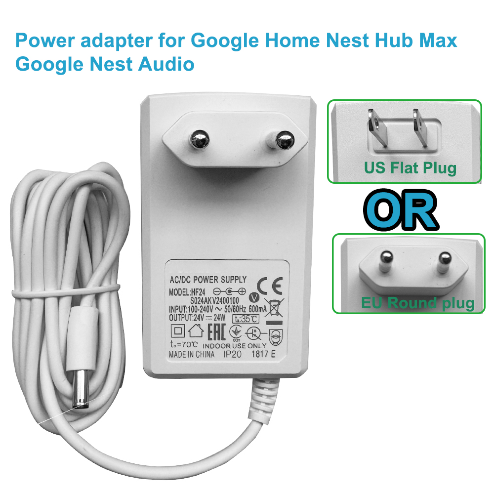 Zasilacz 24V do Google Home Ne – Google Speaker Nest Audio recenzja i cena